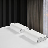 Z-Hom Nackstödskudde, Memory Foam Kudde, Side Sleeper Kudde, Ergonomisk Kudde, Anti Snorking Kudde, Ortopedisk Sovkudde, Avtagbart överdrag (49 X 30 X 7/10 Cm) Cervikala ortopediska kuddar Naty Shop