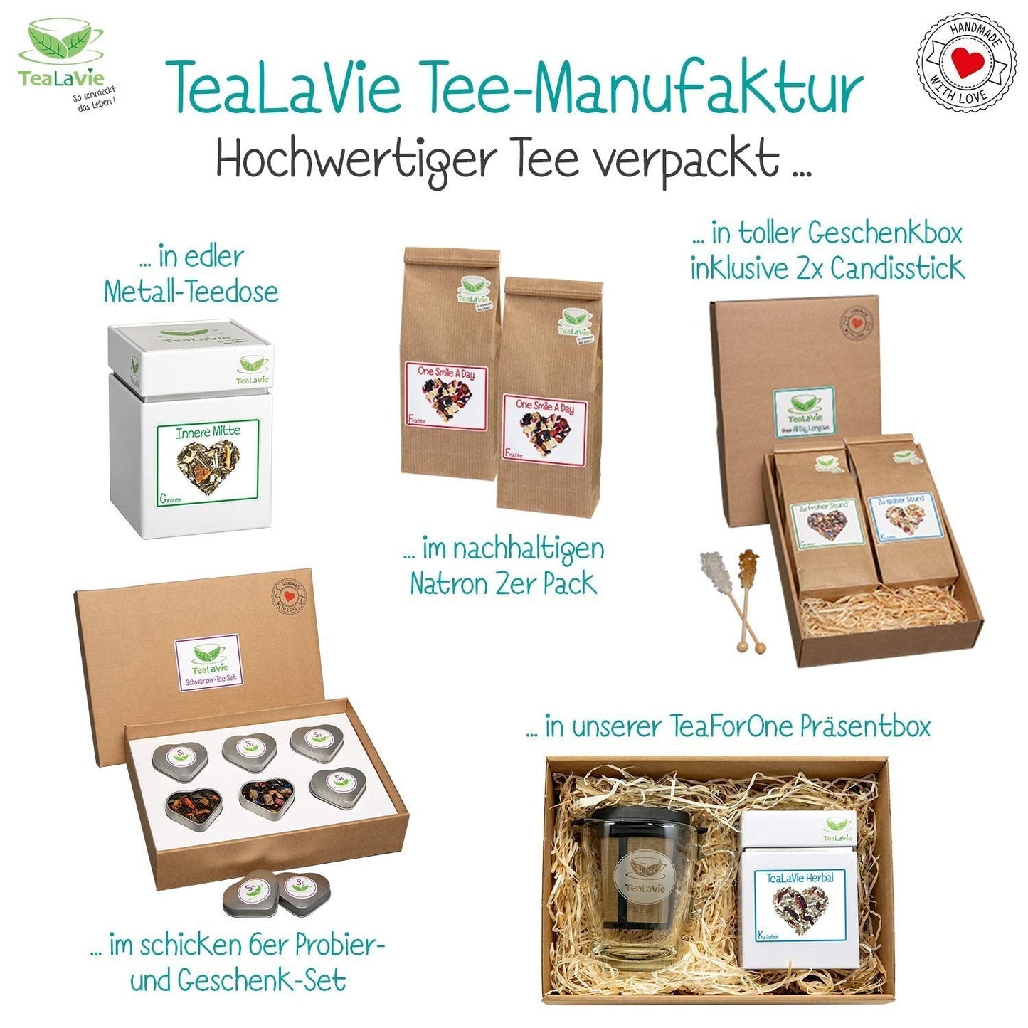 Tealavie - Te för barn utan socker - Jordgubbar och rabarber (200 g) Tealavie Frukt - Lös fruktte