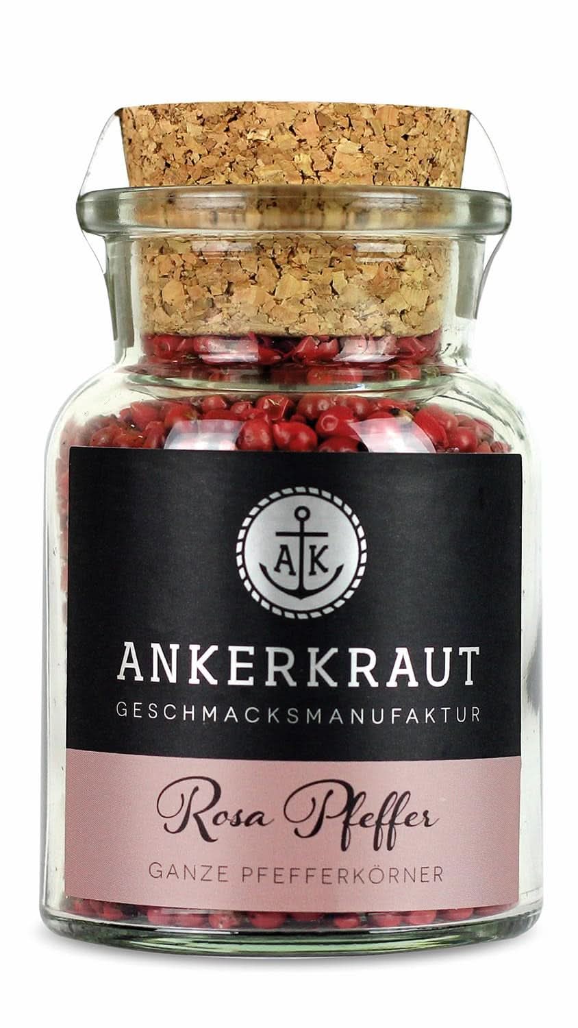 Ankerkraut, rosa peppar (Schinus Berry), rosa bär, perfekt för Gin och Tonic, 45 gram Condimente Naty Shop