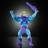 Masters of the Universe Origins-leksak, skelettfigur från den tecknade samlingen, skurk stående ca. 14 cm med rustning, stav, svärd och 2 masker, HYD24 Actionfigurer Naty Shop