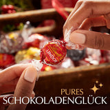 Klassiskt sortiment av Lindt chokladbollar LINDOR | ca. 80 bollar choklad (mjölk, vit, mörk 60%, hasselnöt) | Bulkförpackning, 1 kg