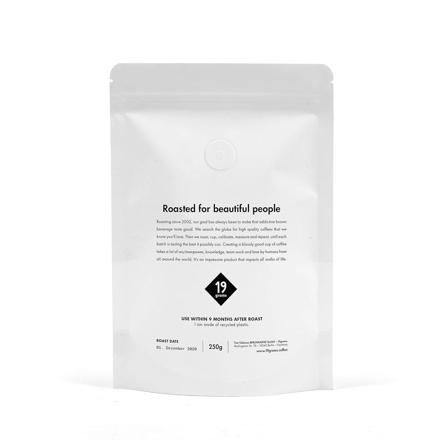 Italo Disco Espresso | 250g Bohne gås | rättvist och hållbart | frisch geröstet | 100% Arabica Kaffeebohnen | specialkaffe | 19 gram Kaffeerösterei