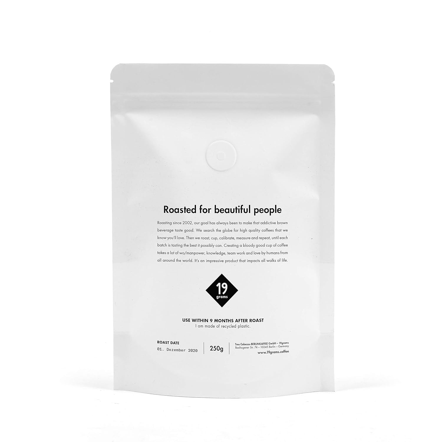 Italo Disco Espresso | 250g Bohne gås | rättvist och hållbart | frisch geröstet | 100% Arabica Kaffeebohnen | specialkaffe | 19 gram Kaffeerösterei