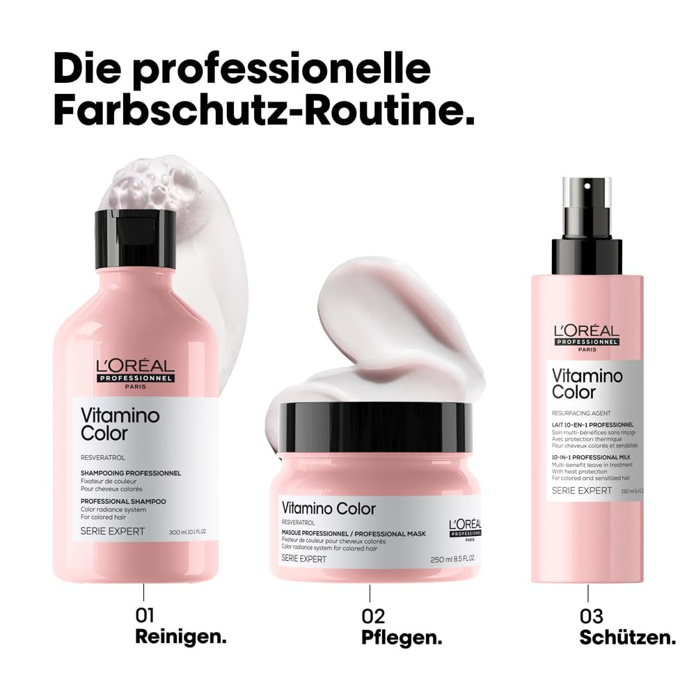 L'Oréal Professionnel Serie Expert Vitamino Color Mask Resestorlek Naty Shop hårmask