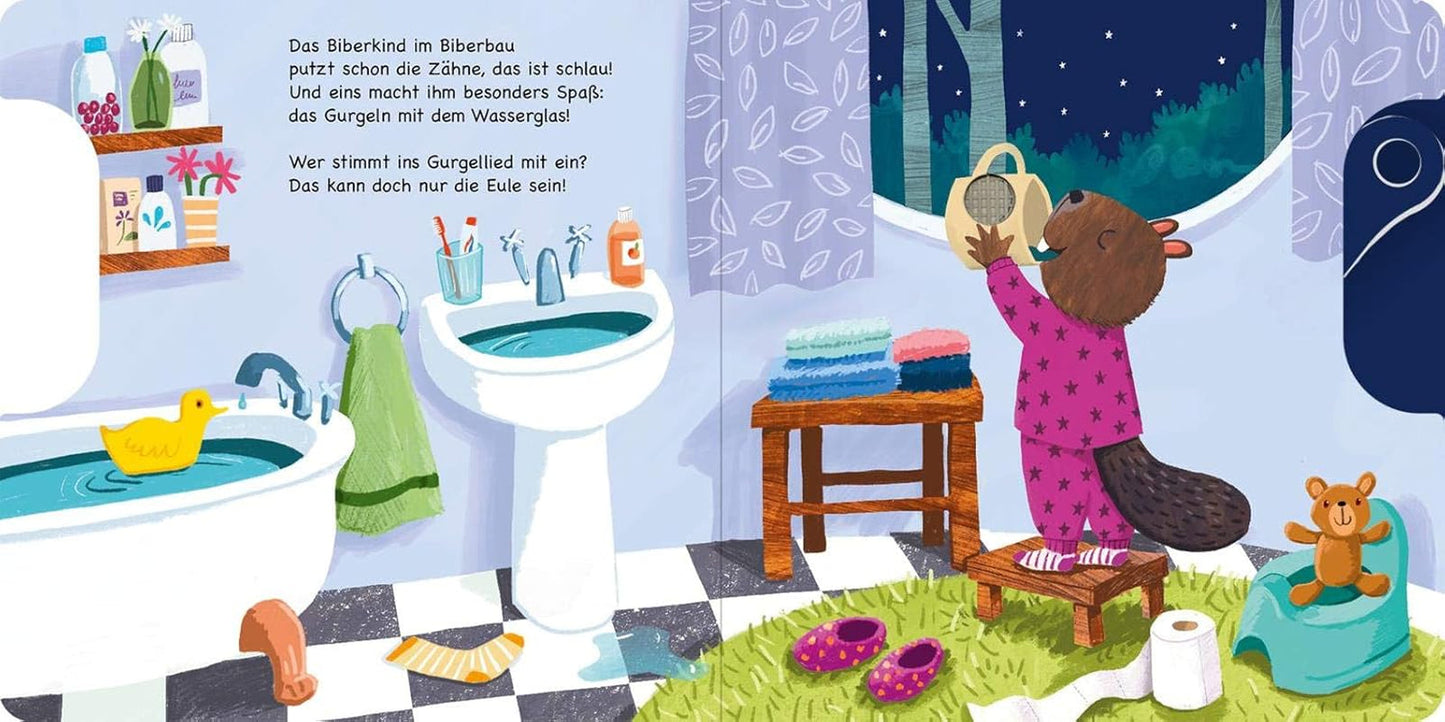 Shoo, shoo, nu sover du också!: Skjutreglage och 11 ljud | En innovativ bok med reglageljud för små över 18 månader Bebe Naty Shop Toys