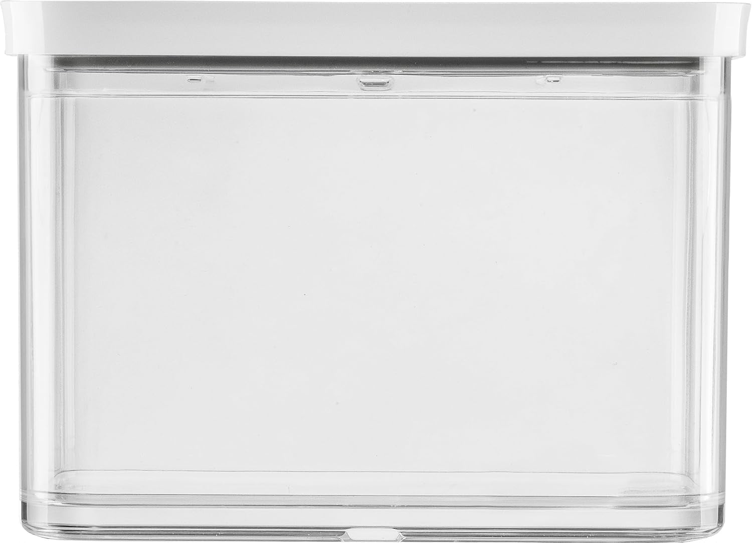 ZWILLING FRESH & SAVE CUBE Box, storlek 2M, modulär och stapelbar förvaringslåda, hermetisk och tömbar förvaring, diskmaskinssäker, transparenta matförvaringslådor Naty Shop