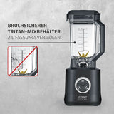 CASO Powerblender B 2000 - Profi Standmixer, 30 000 U/Min, 2000 Watt, Bruchsicherer Tritan-Mixbehälter (2 L), Bpa-Frei, Pulse-, Shake-, Smoothie-Funktion, 8-Fach Messer-System Mit Titanbeschichtung Kitchen Naty Shop