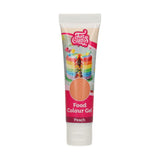 Funcakes Peach Gel food coloring: Highly concentrated food coloring for dough, cream, fondant and marzipan. Enkel dosering. En droppe för att skapa livfulla färger. Halal. 30 g.