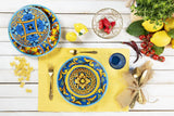 Excelsa Trinacria Teller-Set, 18-teilig, Porzellan och Keramik