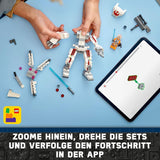 LEGO Star Wars Luke Skywalkers X-Wing Mech, samlarleksaksstenar, actionäventyr, presentidé för kreativa pojkar och flickor i åldern 6+ 75390 Byggset Besuche den LEGO-Store
