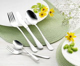 Bestickset Sylvia Tillverkad av rostfritt stål 18/0 Polerad 30 stycken Kitchen Naty Shop
