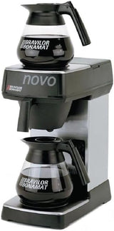 F454 Novo Espressomaskin, 1,5 L, Svart, 430 (H) x 205 (B) x 340 (D) mm