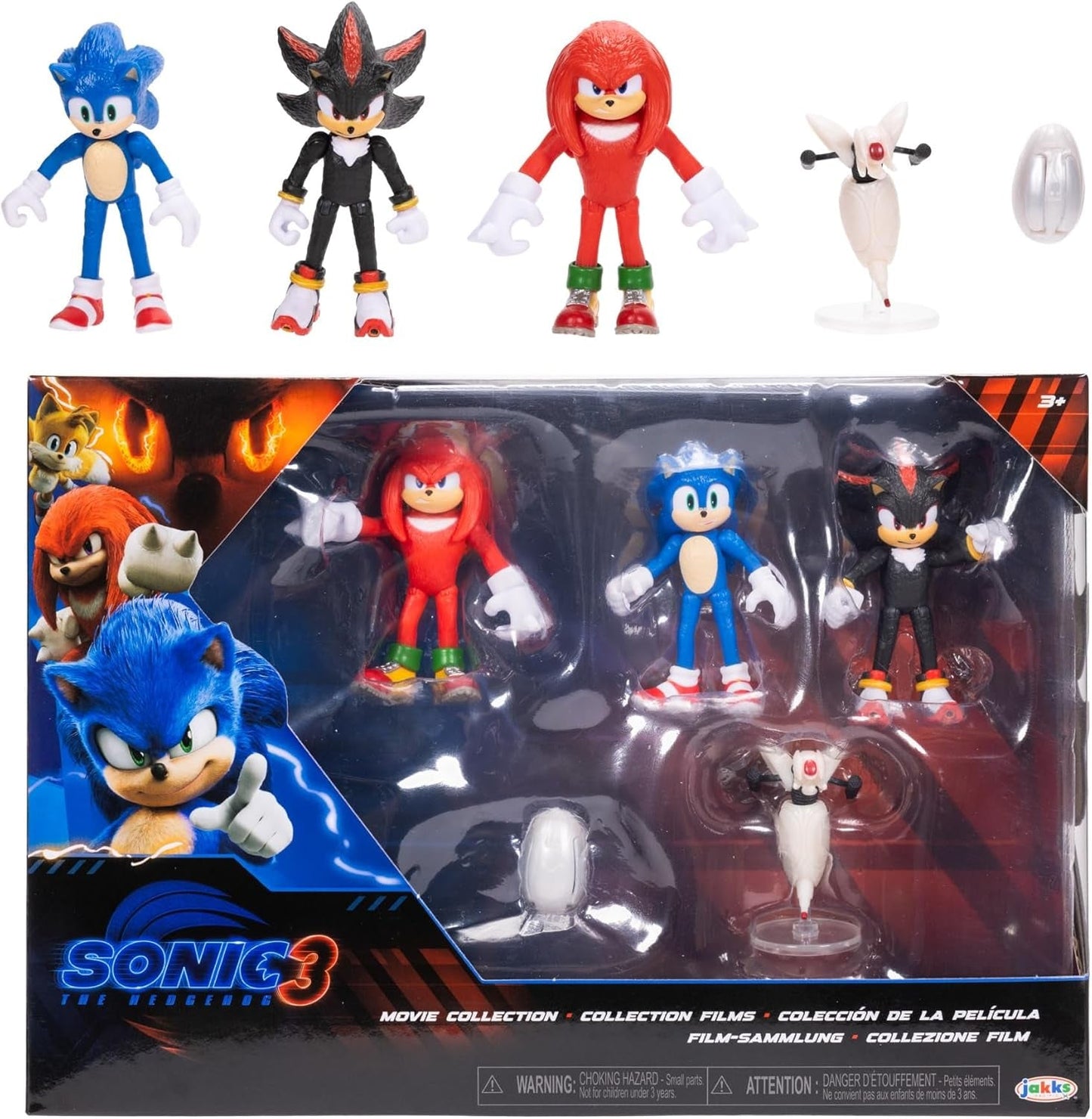 Sonic 3 Film 6 Cm Actionfigurer Multipack Actionfigurer Naty Shop Standardtitel