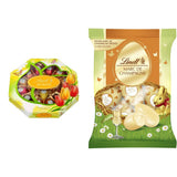 Choklad urval ägg | 288 g | 2 x Crested Eggs och Chokladtryffel | 3 x 90g | De finaste Marc de Champagne-tryfflarna i vit choklad | Påskchoklad | Gåva av choklad