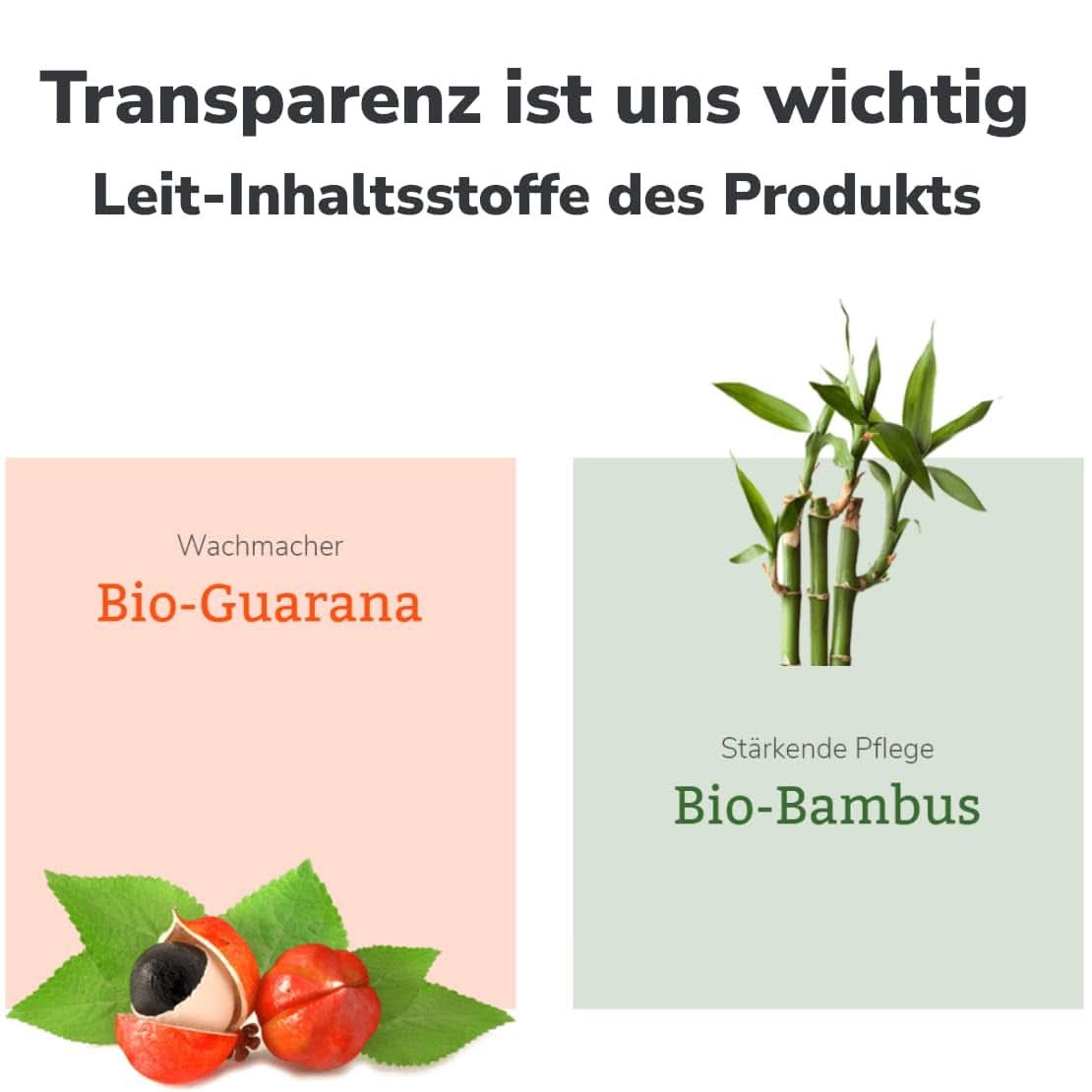 Lavera, Duschgel med ekologisk bambu och guarana, 3 i 1, för hud, hår och ansikte, 200 ml dusch och bad Naty Shop
