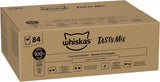 Whiskas våtfoder för vuxna 1+ Tasty Mix Country Collection i sås, 84 påsar, 84 x 85 g (1 bulkförpackning) - Högkvalitativt våtfoder för vuxna katter
