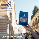 Espressobönor Martermühle Cioccolato 500g Stark | Arabica/Robusta | Smaker: macadamianötter, mjölkchoklad | Lättrostade hela espressobönor, låg syra