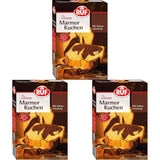 RUF Marmorkuchen, Backmischung Für Einen Kuchen Mit Marmormuster, Hellerteig Mit Kakaomischung, Extra Saftig Und Locker, Vegan Variante Möglich Naty Shop 450 G (3Er Pack)
