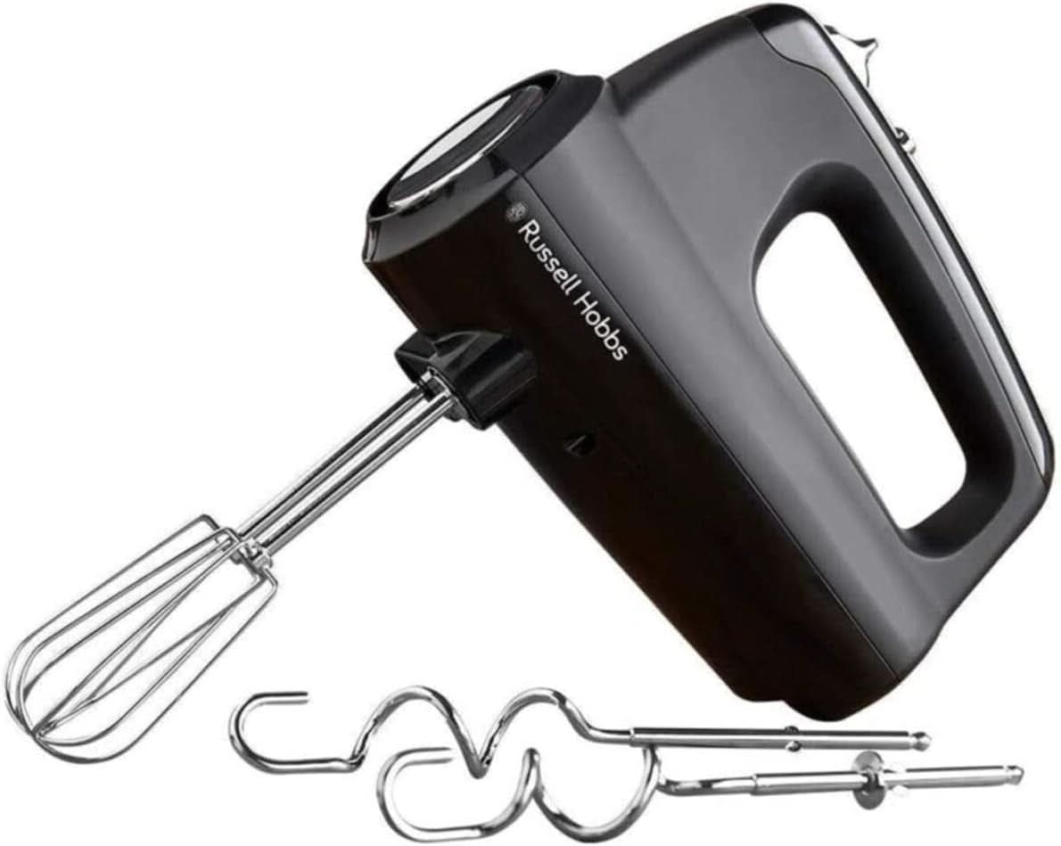Russell Hobbs Standmixer [1.5L Glasbehälter] Matt Schwarz (Starker 0.9PS Motor, Impuls-/Ice-Crush-Funktion, Edelstahlmesser, Bpa-Frei Mixer, Elektrischer Zerkleinerer, Smoothie-Maker) 24722-56 Kitchen Single Naty Shop Handmixer,