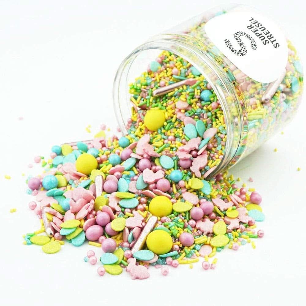 Superströssel, Hoppladihopp, Strössel med påskmotiv, 90 gram Naty Shop 90 gram