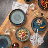 Villeroy & Boch Crafted Denim frukostset, 6 delar, för 2 personer, blå