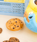 Grupo Erik Keramisk kakburk Sesame Street Cookie Monster - Kakburk med lock Stor 21,0 x 27,0 x 22,0 cm Förvaringsburk med lock Officiell Sesame Street-varor Matförvaringslådor Naty Shop