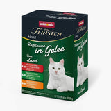 animonda Vom Feinsten Adult Raffinesse Katzenfutter in Gelee, Mixpack vom Land (12 x 85 g), Nassfutter mit Taurin och Vitamin D3, ohne Zusatz von Zucker, Soja och Getreide