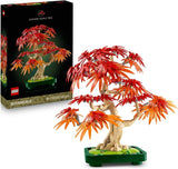 LEGO Botanicals Japansk röd lönn - Bonsaiträd - Konstgjord växtsats med röda och orange löv, plus skål - Heminredning - Presentidé för vuxna - 10348 Byggset Besuche den LEGO-Store Standardtitel