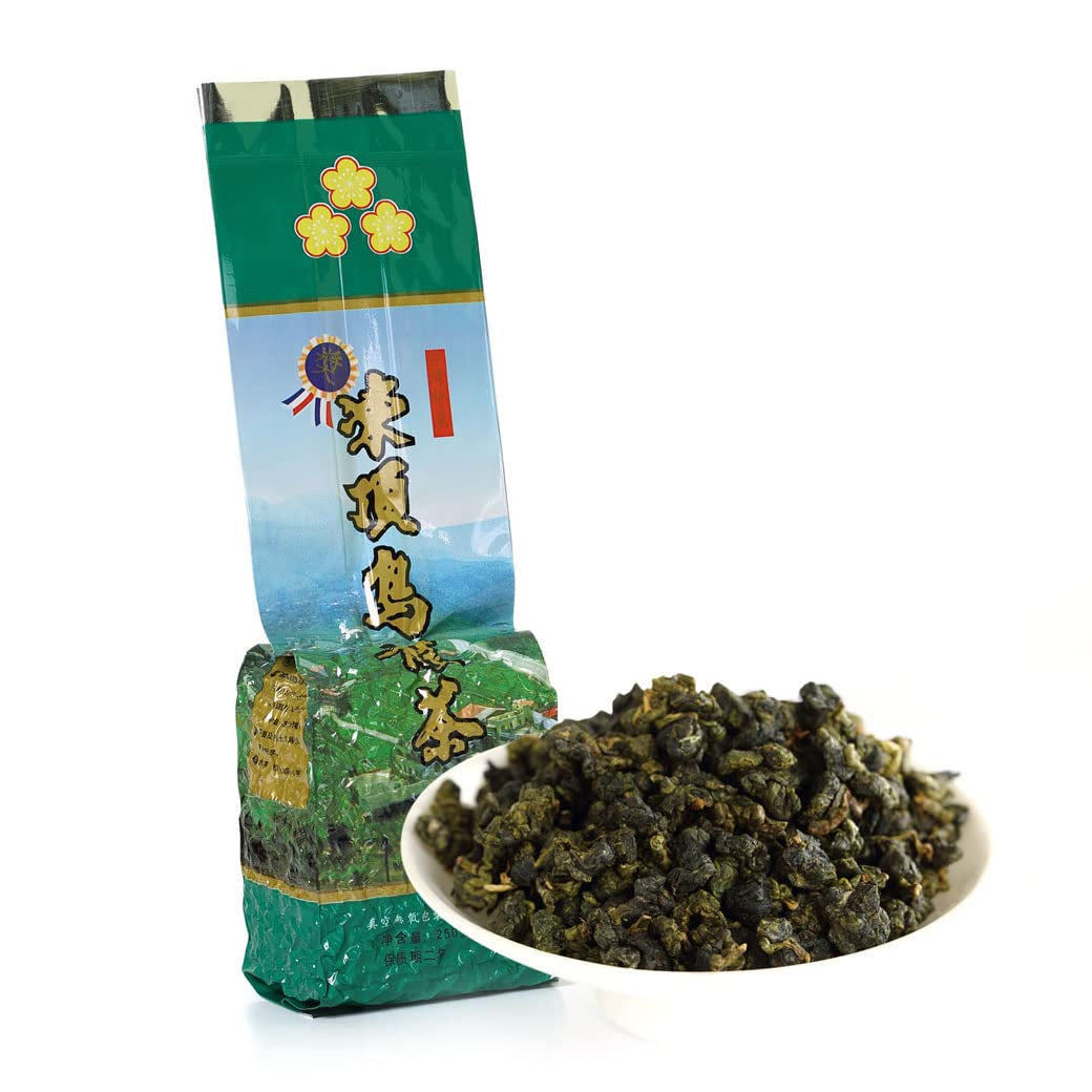 GOURTEA Taiwan Dong Ding Oolong Grönt Te 250 g / 8,8 oz Högkvalitativt Tung Ting Oolong Grönt Te Dongding Oolong Tea Mountain Oolong Tea