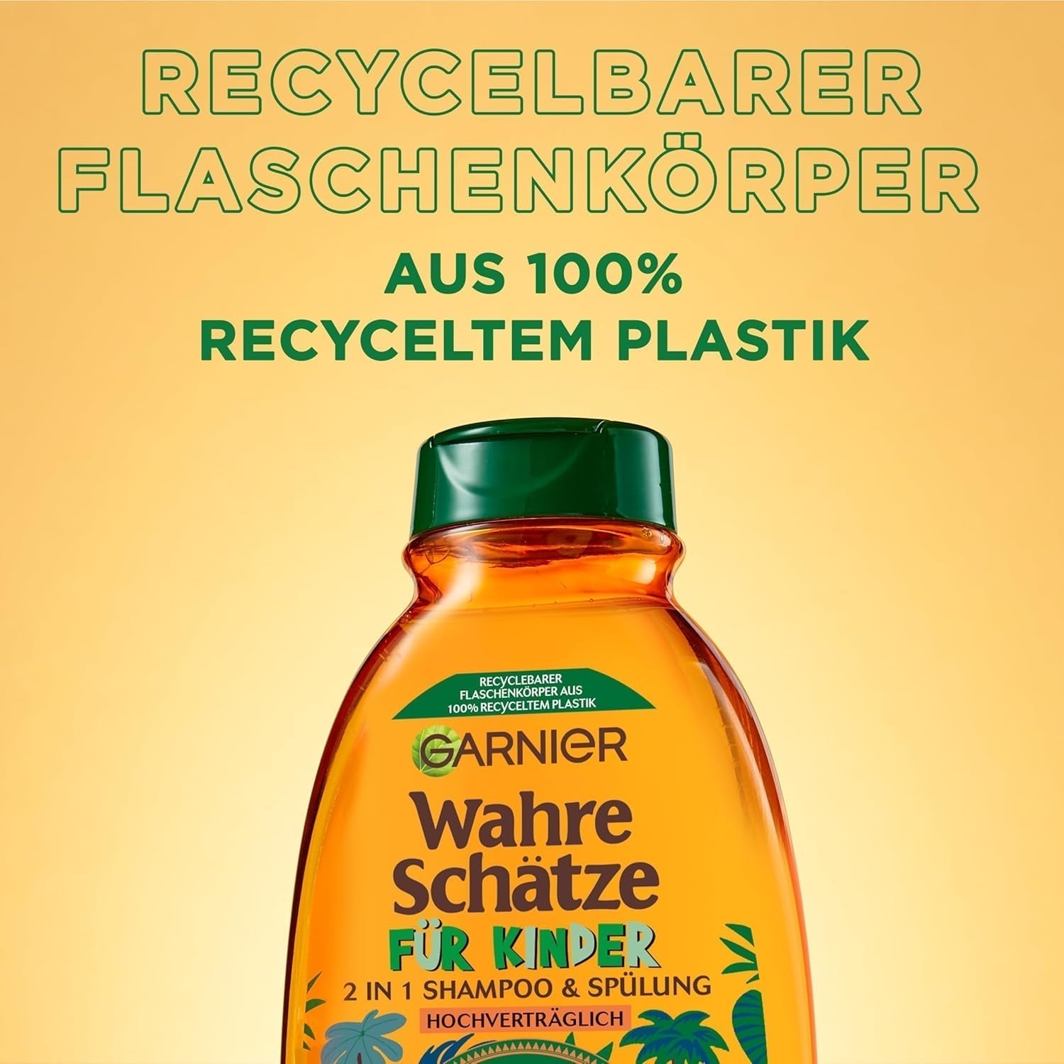 Garnier Schampo för barn, för känsligt hår och lätt att kamma, med aprikos och bomullsblommor Garnier Dusch och badkar