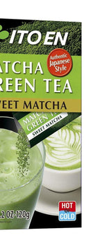 ITO SV Instant Matcha Powder – Sötat Matcha-tepulver i 12g påsar (10 stycken per förpackning) – 1 x 120g (2-pack)