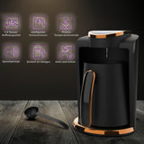 Turkiskt kafé Inca | Türk Kahve Maskiner | 250 ml (1-4 koppar) | 400W | IKM-01 | Skydd mot spill och kokning utan vatten | Värmeplatta i rostfritt stål | Automatisk avstängning | För ett perfekt turkiskt kaffe