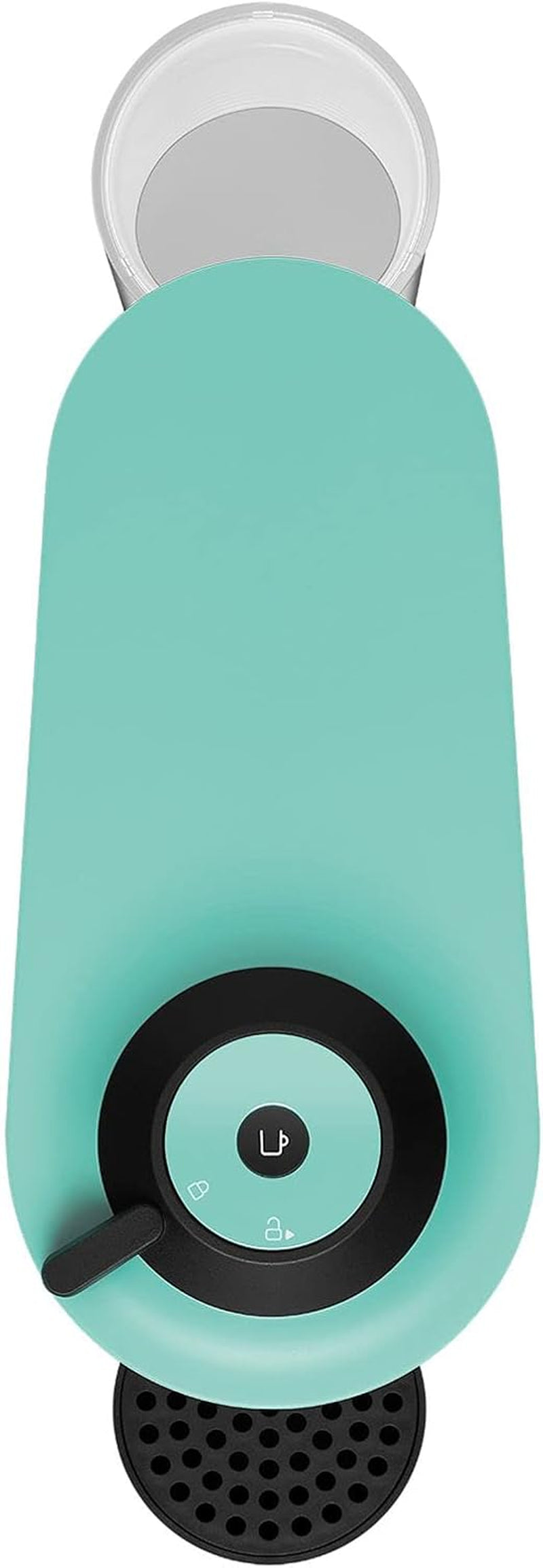 Espressomaskin med Nespresso Krups Vertuo Pop-kapslar, kapacitet: 560 ml, automatisk kapseligenkänning, one-touch-system, 4 koppstorlekar, förkortad uppvärmningstid, hållbar, Aqua Mint, XN9204