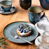 Villeroy & Boch Crafted Denim frukostset, 6 delar, för 2 personer, blå