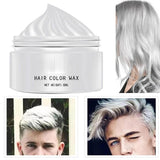 Naturlig vit hårfärg, vit hårvax, Unisex vit naturlig hårfärg, vit hårfärg, Cosplay Halloween Party Hårvax, Hårfärgning Party Hårvax, 30ML Naty Shop Hårfärgning