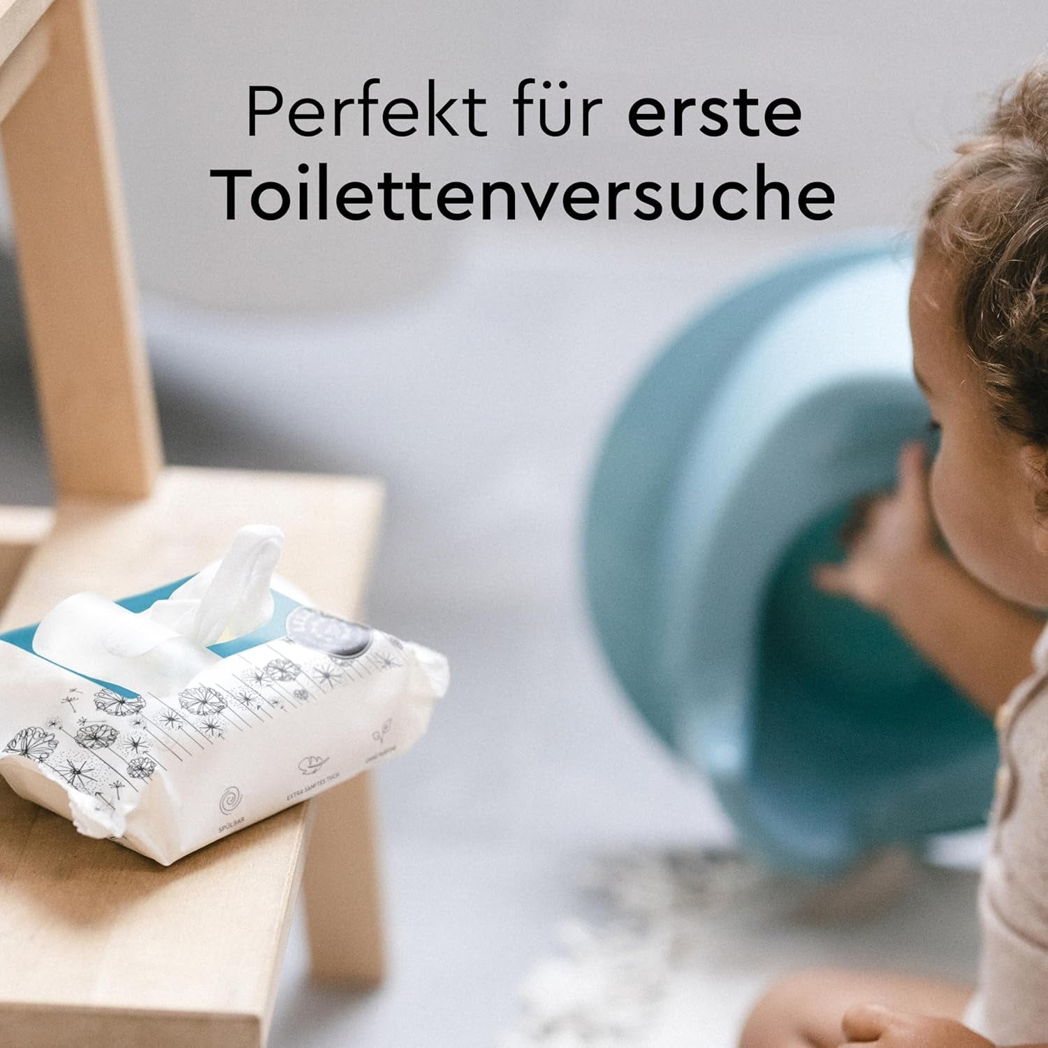 LILLYDOO Toalettvåtservetter 720 st (12 x 60) 100 % plastfria spolbara våtservetter Doftfria