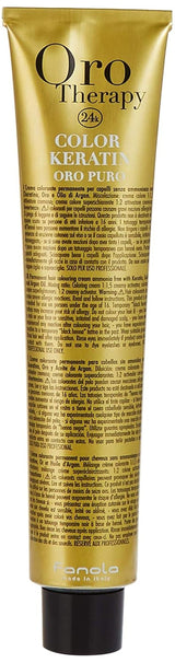 Fanola Oro Therapy Color Keratin 5.0 100ml Hårfärgning Naty Shop 11 Super Blond Platinum