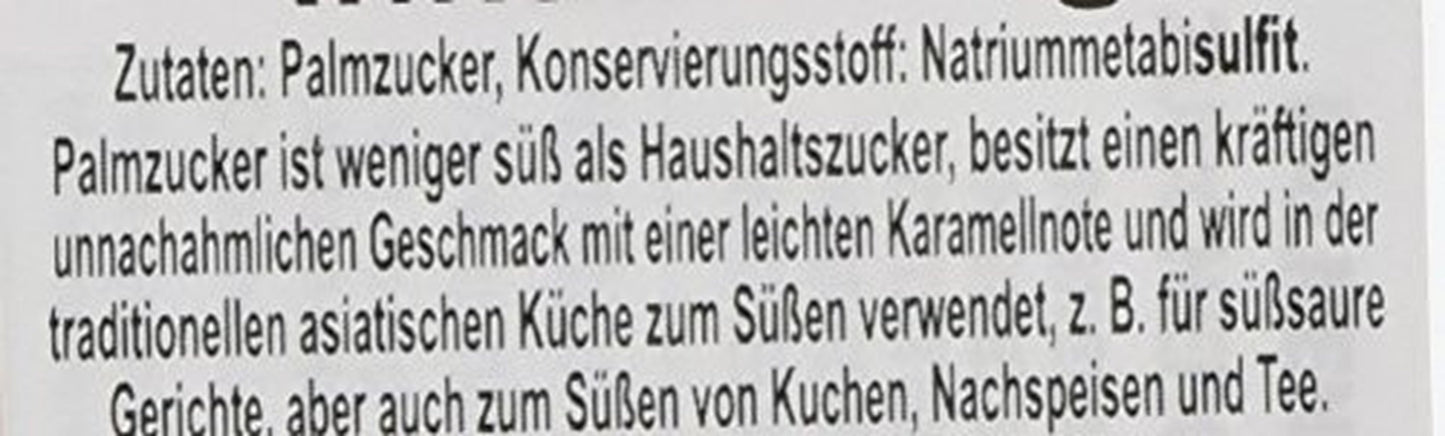 Cock Palmzucker, Scheiben, 4Er Pack (4 X 454 G Packung) Sötningsmedel Naty Shop