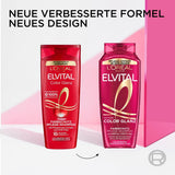 L'Oréal Paris Elvital XXL, Färgskyddsschampo för färgat hår, 1 liter dusch och bad L'Oréal