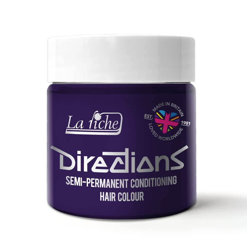Semi-permanent hårfärg Anvisningar 100ml tub - Deep Purple Hårfärgning Naty Shop Deep Purple 100 Ml (1 förpackning)