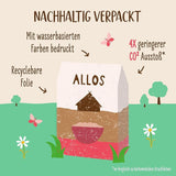 Allos osötad fikon- och hallongröt, set 6 x 500 gram spannmål Naty Shop