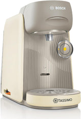 Bosch Tassimo finess TAS162E kapselespressomaskin, 70 drycker, intensivare kaffe med en knapptryckning, automatisk avstängning, hållbar, perfekt dosering, 1400 W, svart/svart