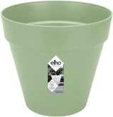 elho Loft Urban Round 40 - Blomkrukor utomhus - 100% återvunnen plast - Ø 38,5 x H 35,3 cm - Gul/Ocher