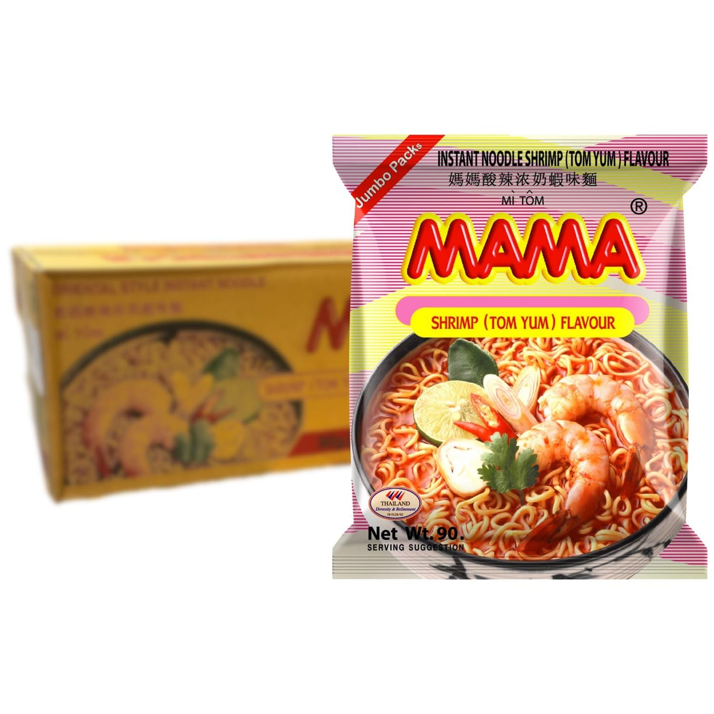 MAMA - Snabbnudlar med kyckling - Flerpack (30 X 55 GR)