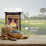 ROYAL THAI RICE - Långkornigt svart ris (riskorn) - 1 x 1 kg