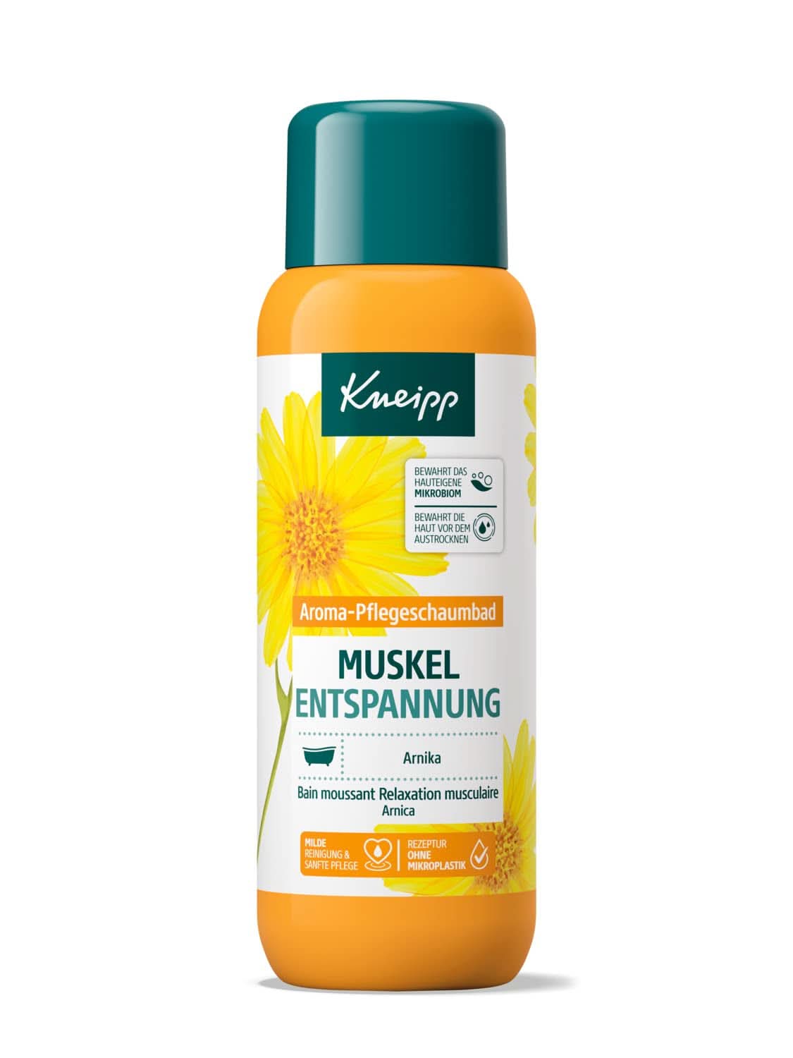 Kneipp Aroma, badtillsats med arnicaextrakt och naturliga eteriska oljor från Cabreuva, Rosemary och Pinus arter, 400 ml Naty Shop Rosemary