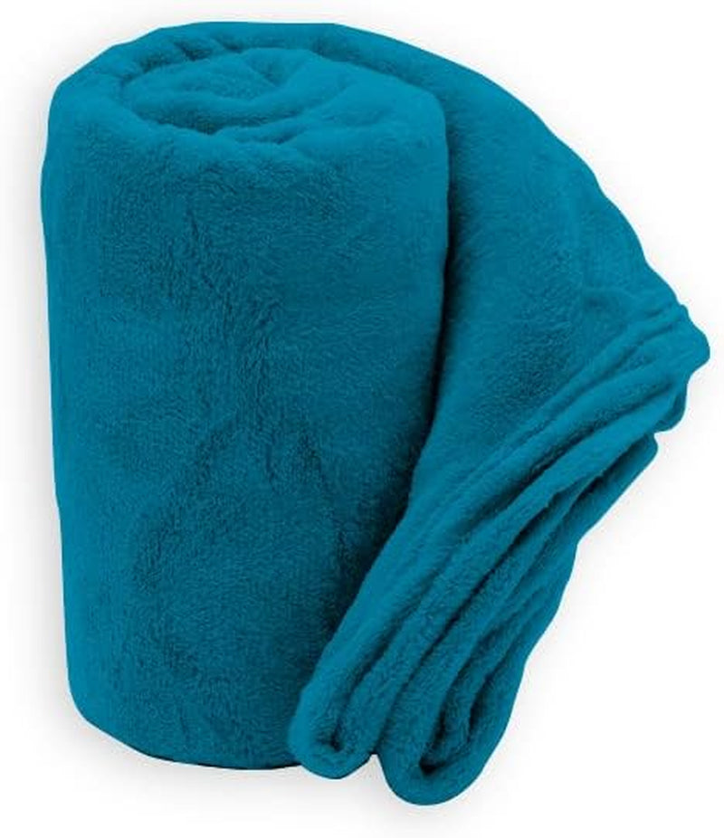 Mjuk filt | Pläd | Soft Touch | 130 X 160 cm | Naty Shop Ocean Täcken och täcken puder 130X160
