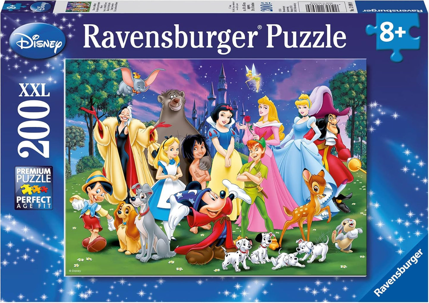 Ravensburger-pussel för barn - 12698 Disney-favoriter - Disney-pussel för barn över 8 år, med 200 bitar i XXL-format Pussel Naty Shop Standardtitel