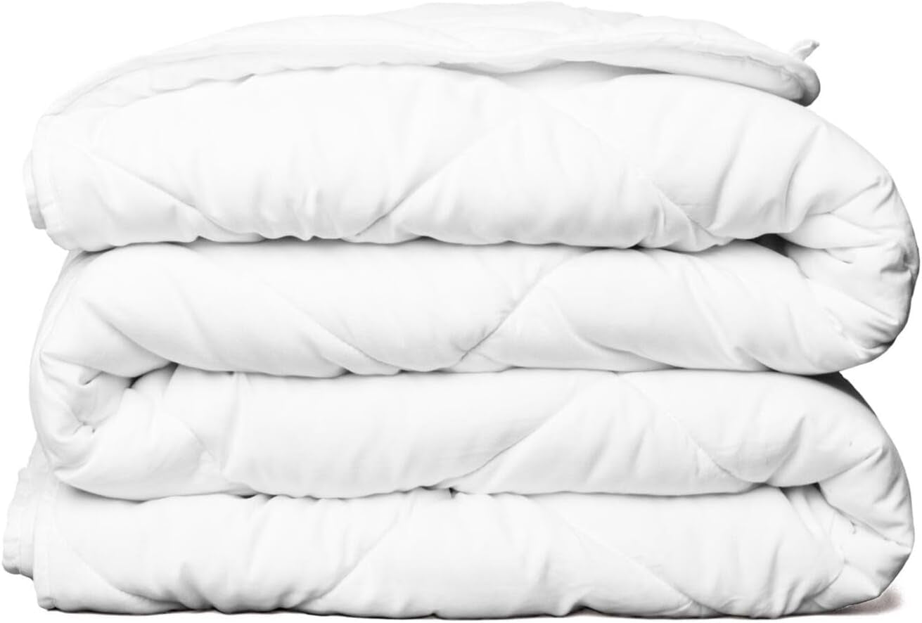 All Seasons Twin/Twin XL Dun Vändbart Alternativt Täcke - Andas, Extra Långt, Hög kvalitet, Mjukt Mikrofiber - Grå Påslakan Inlägg Täcken & Täcken Naty Shop White Twin/Twin Xl
