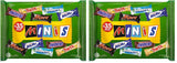 Miniblandad chokladbulkpack, choklad, 35 minichokladsnacks (Mars, Snickers, Bounty, Twix, Vintergatan) som godis, chokladpresent, godisask (710 g)